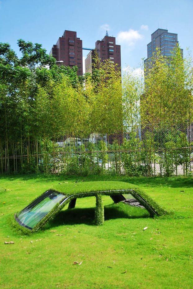 Vajon kinek az autóját hódította meg a természet? Tajvan