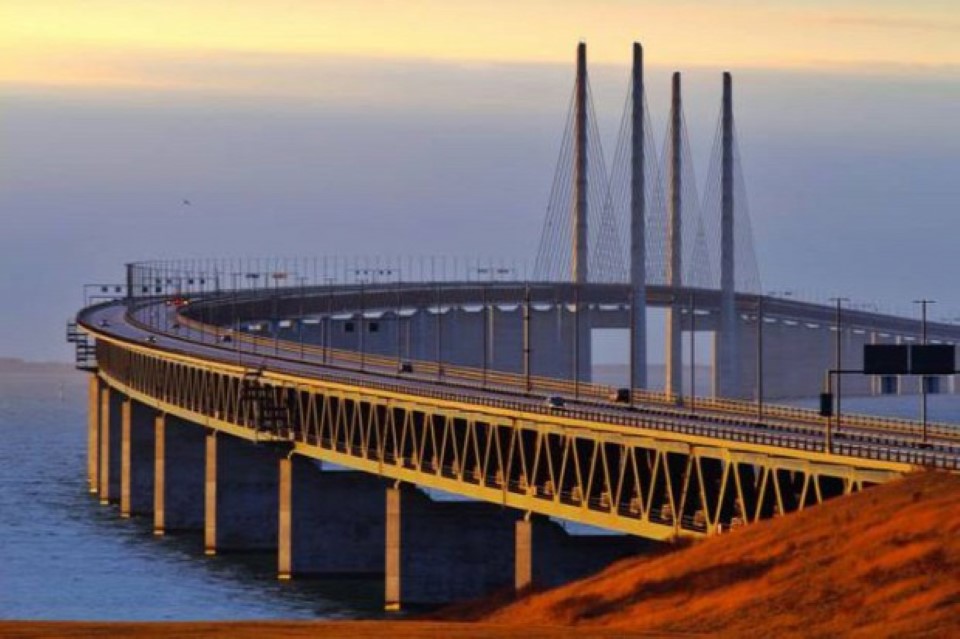 Øresund-híd, Koppenhága, Malmö, Dánia és Svédország (Custom)